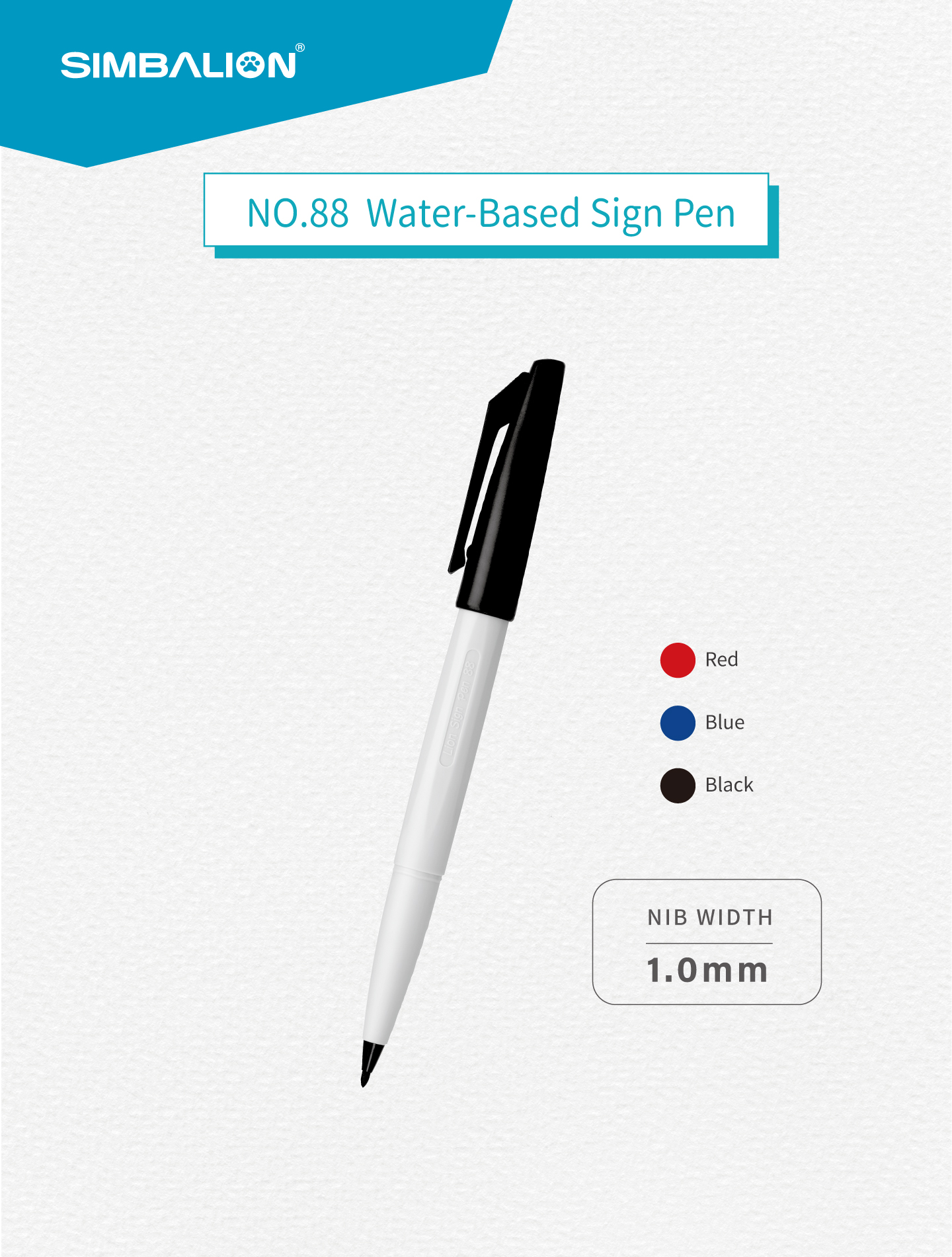 Hero 883 double headed waterborne Mark pen, student writing, marking,  tracing pen