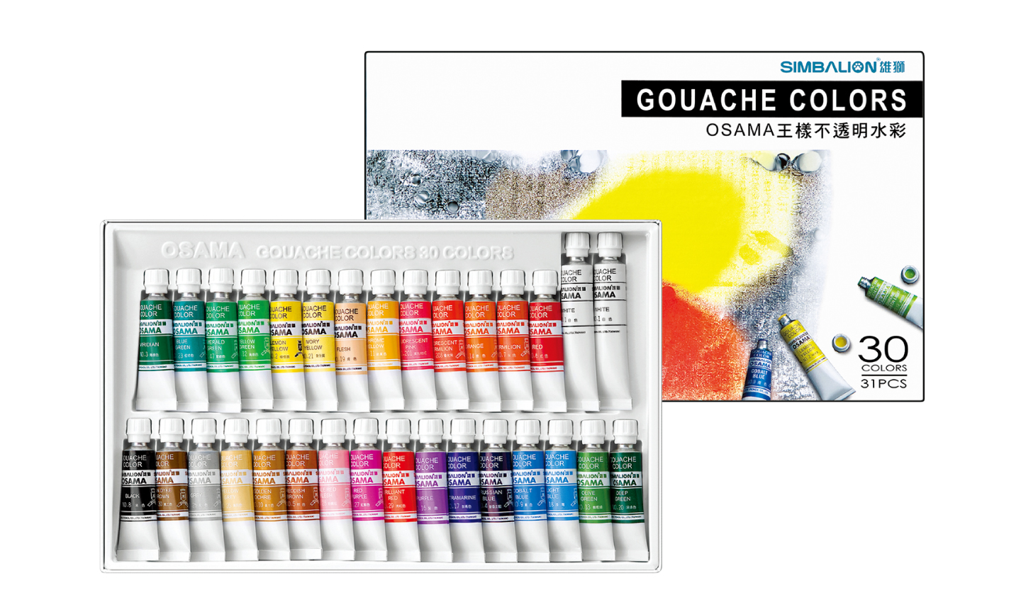 Gc 30 Osama Gouache Colors 30c Simbalion